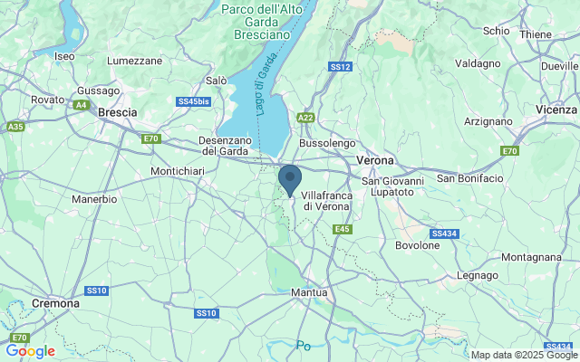 Kaart met locatie Parco Giardino Sigurta